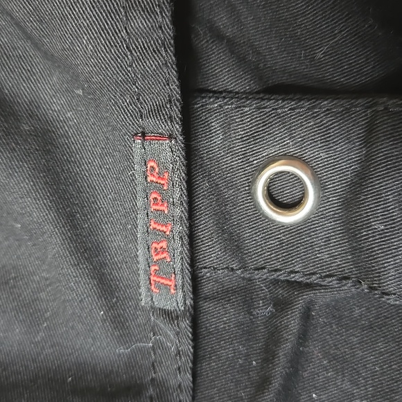 Tripp NYC Kilt Pleated Skirt Punk Goth Bondage Cargo Utility Pockets Y2K Emo - Picture 6 of 6